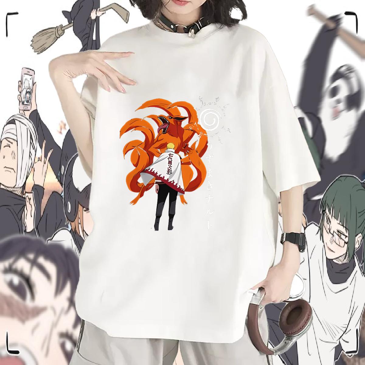 Fashion New Woman T Shirts Cotton Breathable Short Sleeve DIY Anime Tee Shirt Sport Loose fit Couples T Shirts