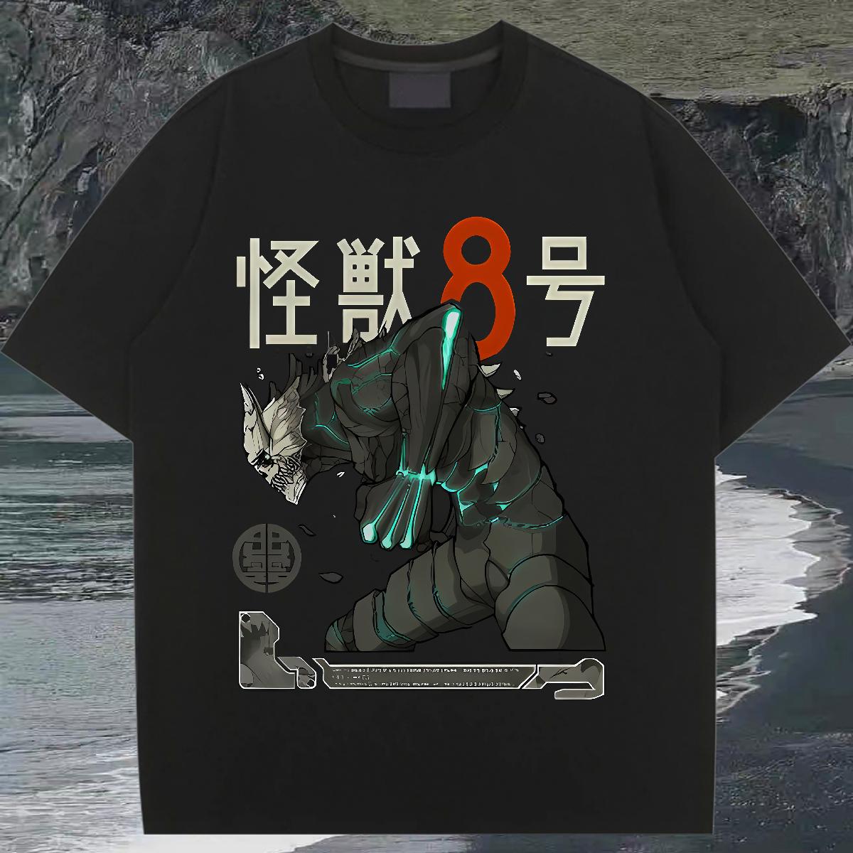 O-Neck Short Sleeve Cotton T shirt Brand Spring Summer Unisex Tshirts Cartoon Anime Female Polos