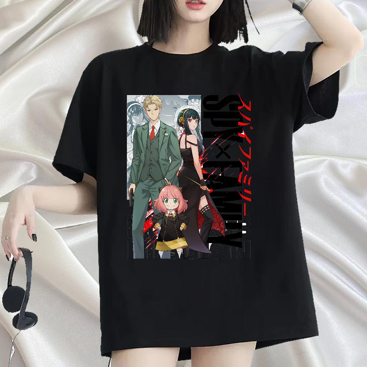 2024 Casual T-Shirts Breathable Crew Neck Cotton Cartoon Printing S-3XL Tops Casual Sport Loose Womens Tshirts