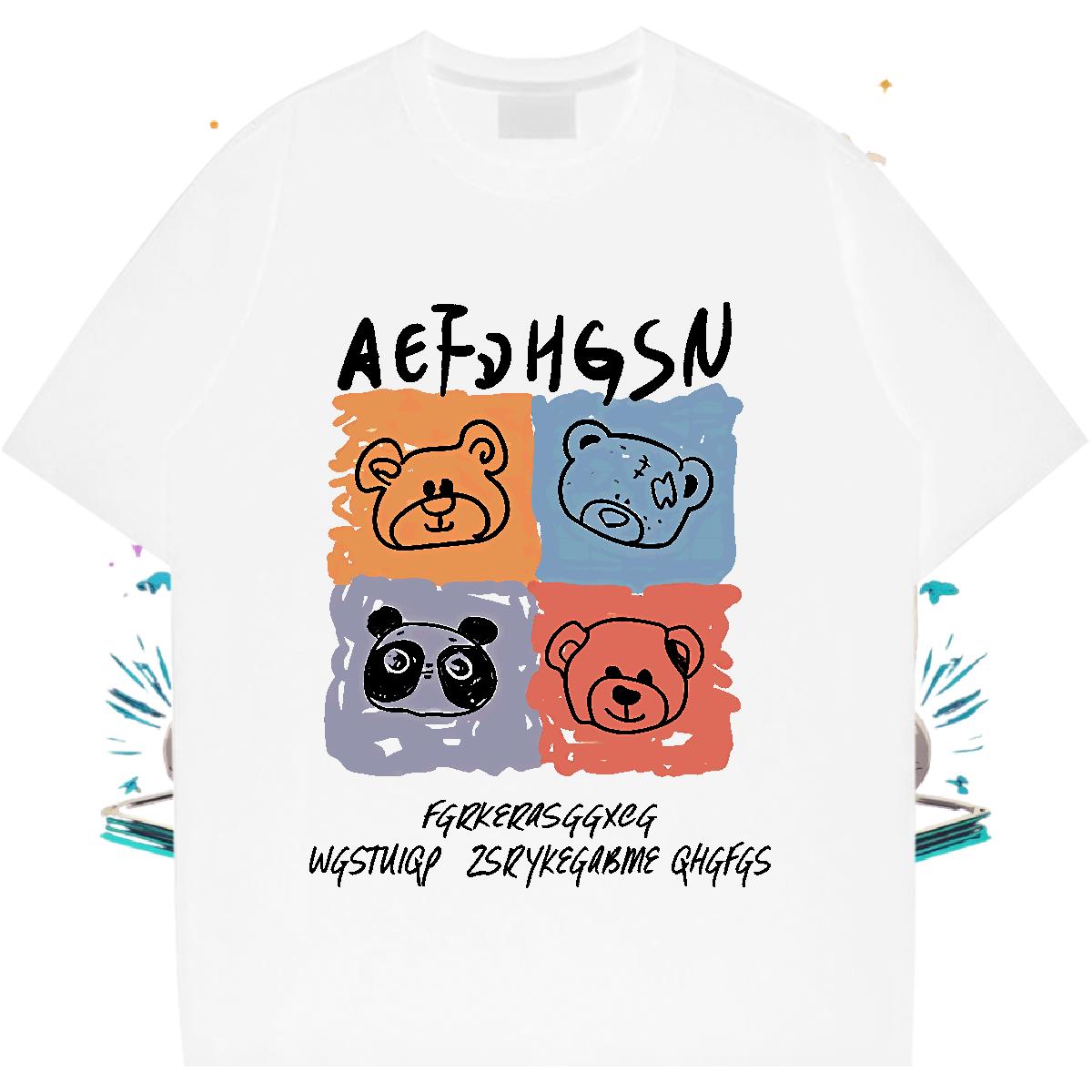 Fashion Designer T-Shirts Anime Print Casual Beach Men Clothes T-Shirt Short Sleeve Cotton O-Neck Cool Design