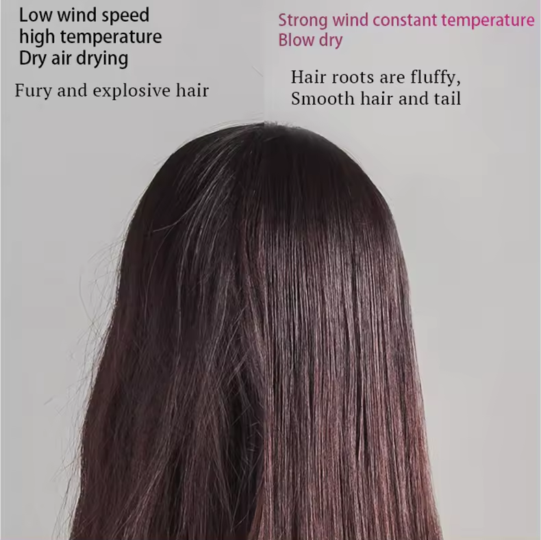 Hair H08 anion professional salon hairdressing 5 in 1 rotary connected nozzle traveler home hot and cold constant temperature high speed blow dryer