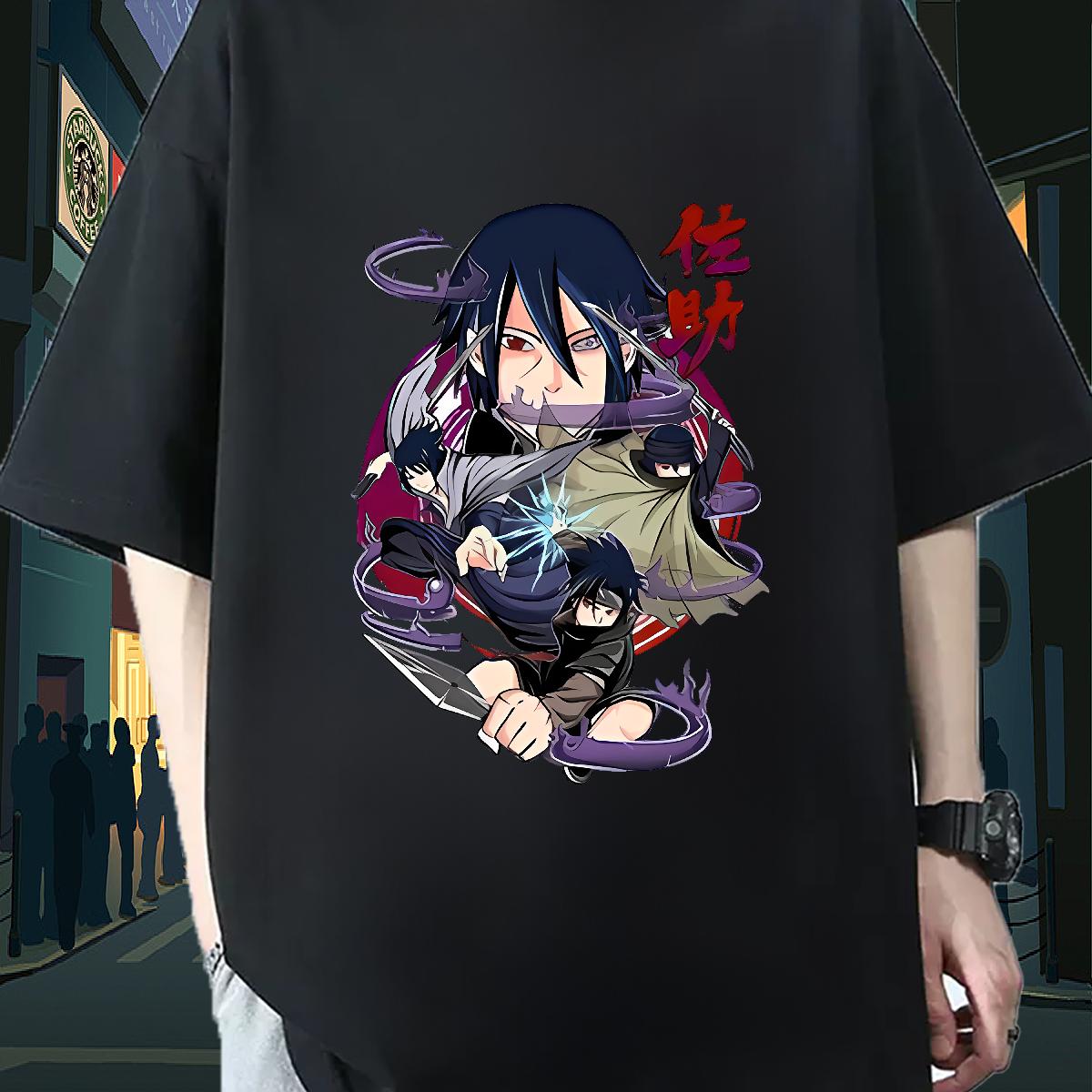 Stylist T shirt Black Oversized Daily Outfit Mens Tshirts Round Neck Short Sleeve 5A