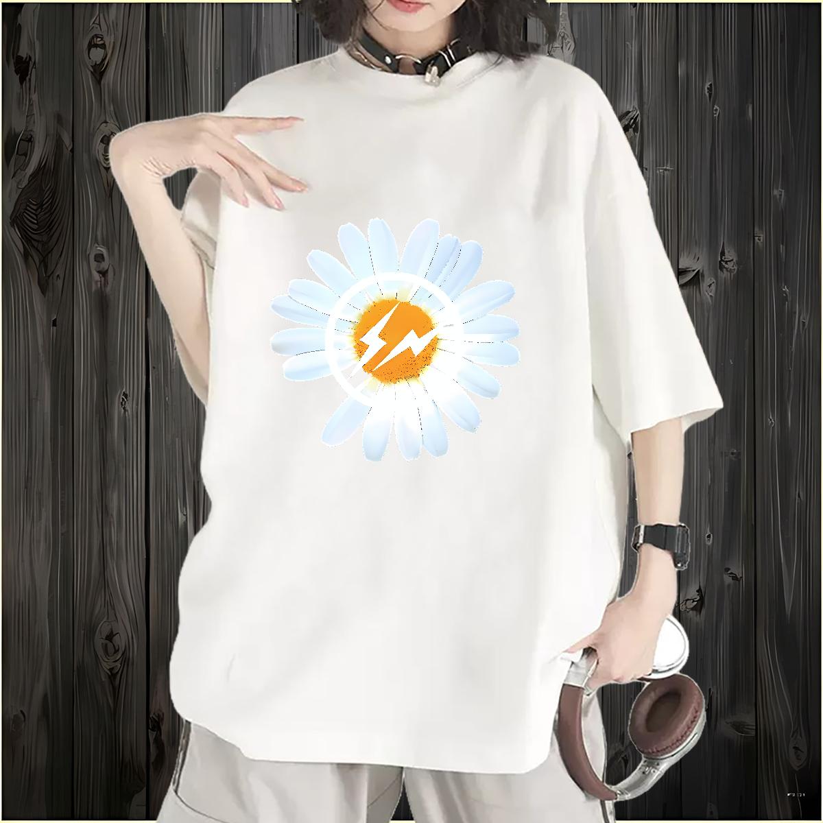 Comfortable T Shirts Women Breathable Crew Neck Top Shirts Summer Casual Designer Woman Tshirt DIY Printed