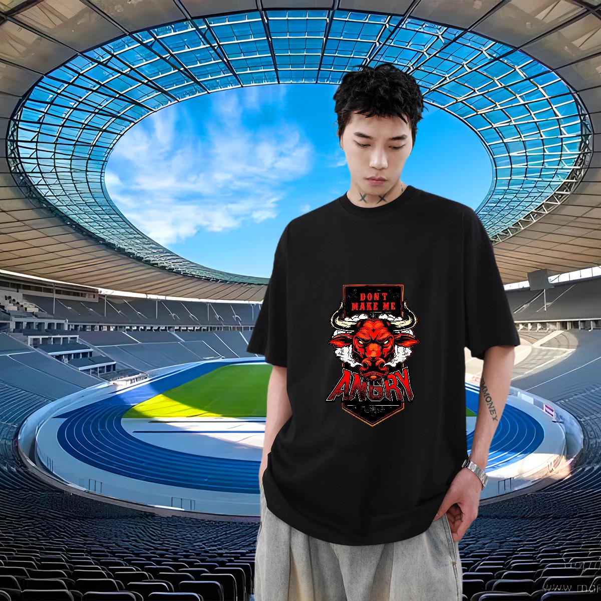 Cool Tshirt for Man Woman Crew Neck Cotton Breathable Daily Outfit T shirt Cartoon Print Fashion Casual Tees