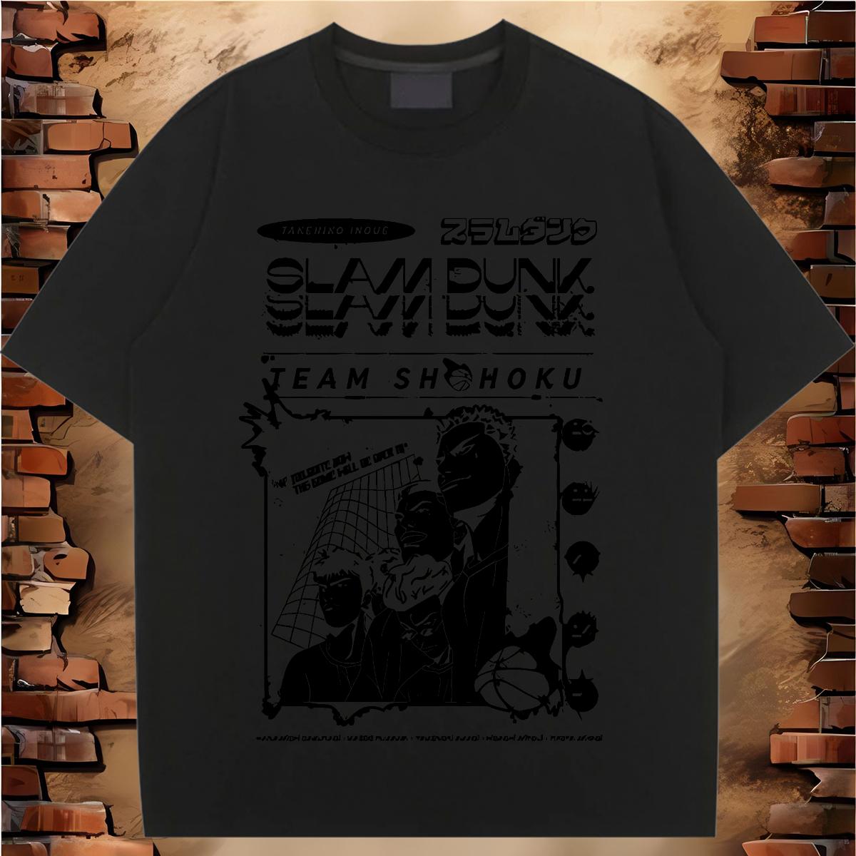 New T-Shirts Cotton Breathable Soft Home Outdoor Tshirt for Man Woman Anime Print High quality Tees Shirts