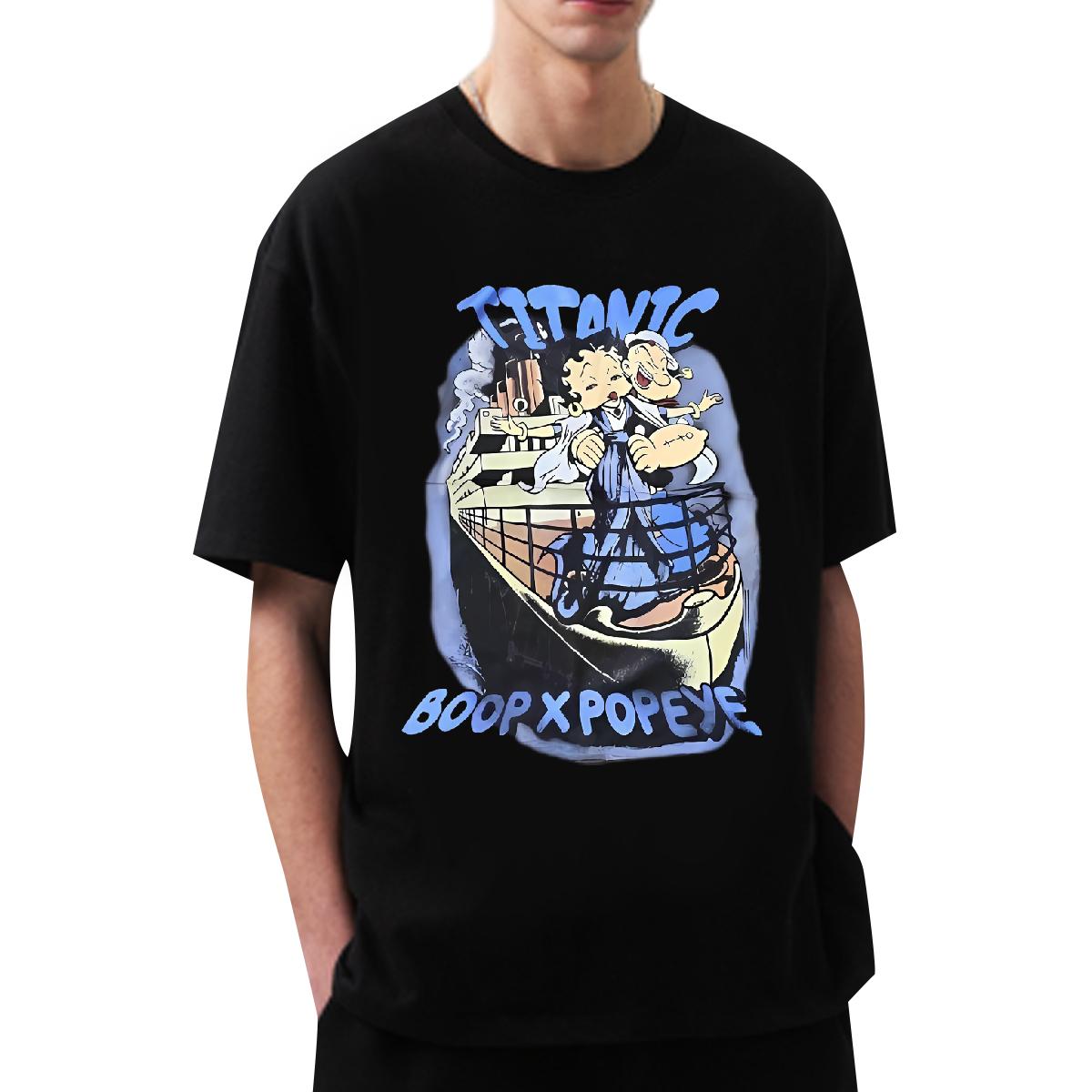 Comfortable Mens Tshirts Cotton Breathable Short Sleeve Hip Hop Men T Shirts Anime 2024 Designer Tops