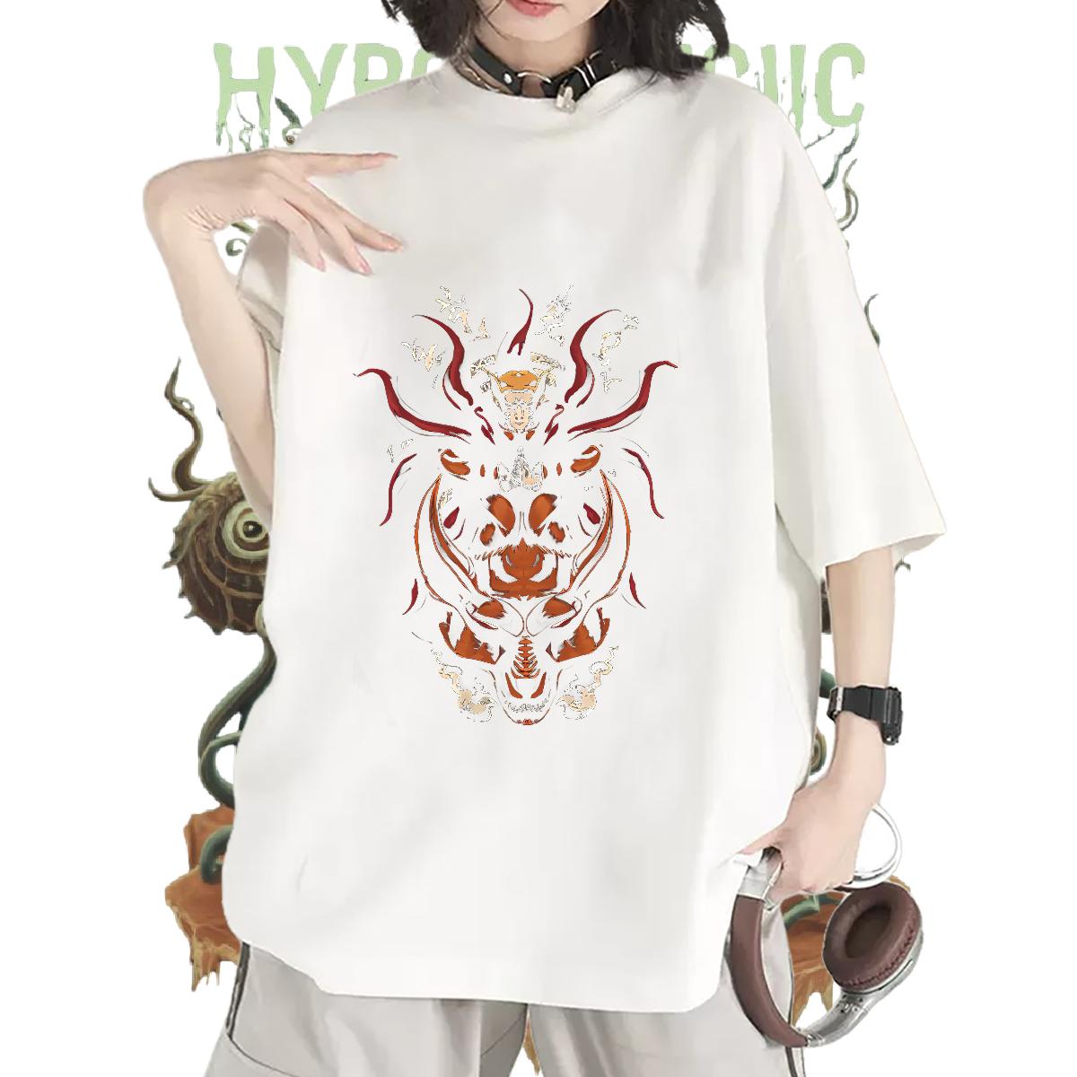 Crew Neck Cotton T-Shirts 2024 Designer Daily Outfit Tshirt for Man Woman Cartoon Floral Printing Wholesale Tops Tees