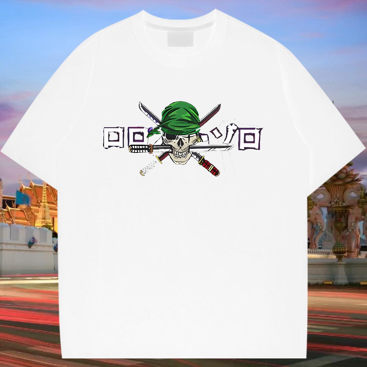 Designer T Shirt For Man Custom Anime Summer Casual Couples T Shirts Cotton Breathable Short Sleeve Popular