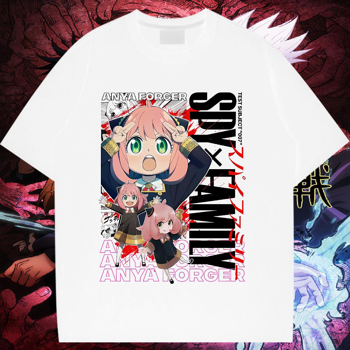 2024 T-Shirts Cotton Breathable Short Sleeve Anime Print Clothes Shirt Street Wear Designer Nice Women Tshirts