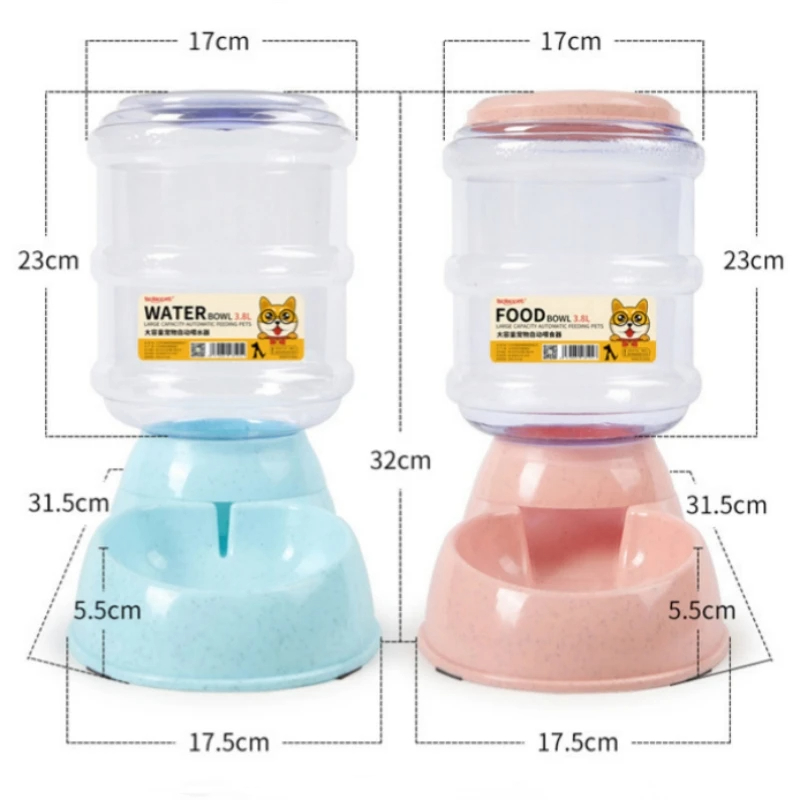 Automatic Pet Feeder 4L Capacity Smart Timer Control Food Dispenser with Stainless Steel Bowl Dogs Cats Feeding Supplies