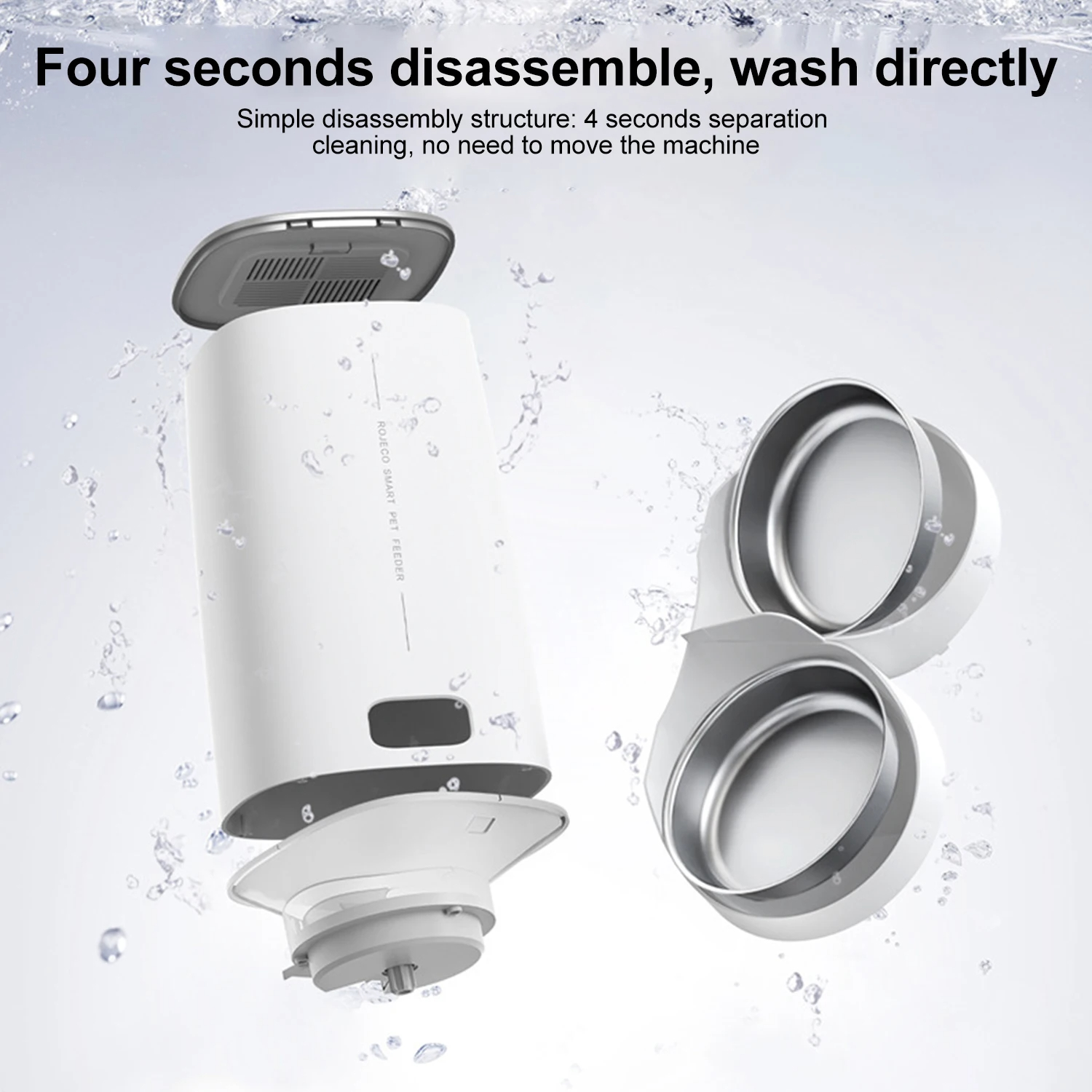 4L Automatic Pet Feeder For Cat Dog Smart WiFi /Button Cat Food Kibble Dispenser Remote Control Auto Feeder Dry Food Accessories