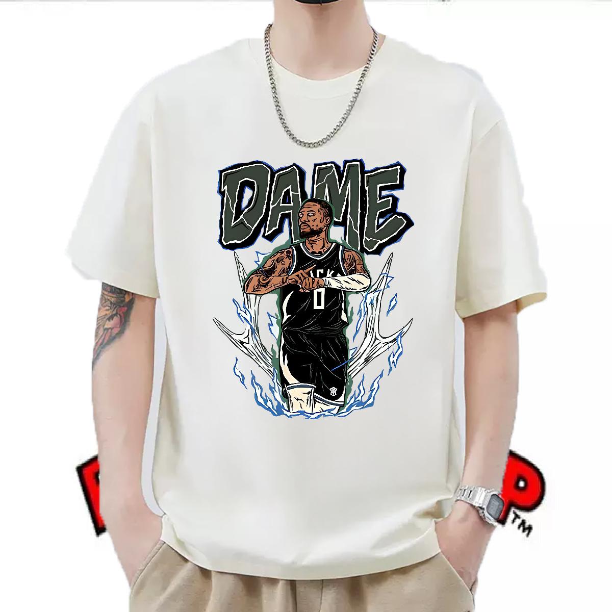 5A T Shirts Men Daily Outfit O-Neck Short Sleeve Cotton Mens Tshirts 2024 Designer Plus Size Cartoon Polos