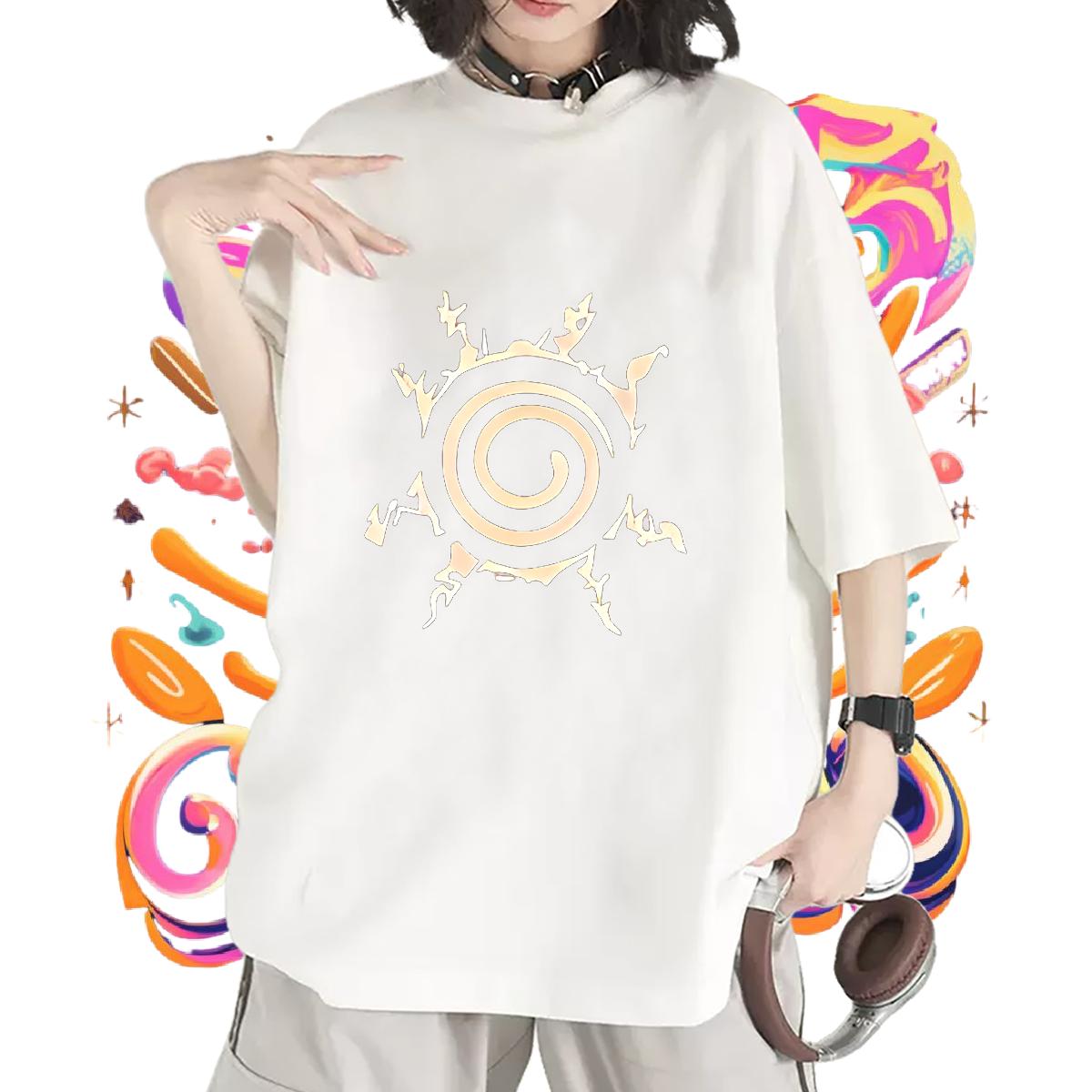 Lady T Shirts Women Crew Neck Cotton Breathable Clothings Outdoor 2024 Women Tshirts DIY Anime Printed