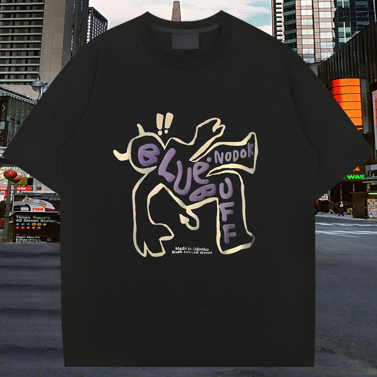 Custom T Shirts Men Anime Couples T Shirts Street Casual Round Neck Short Sleeve Comfortable Wear