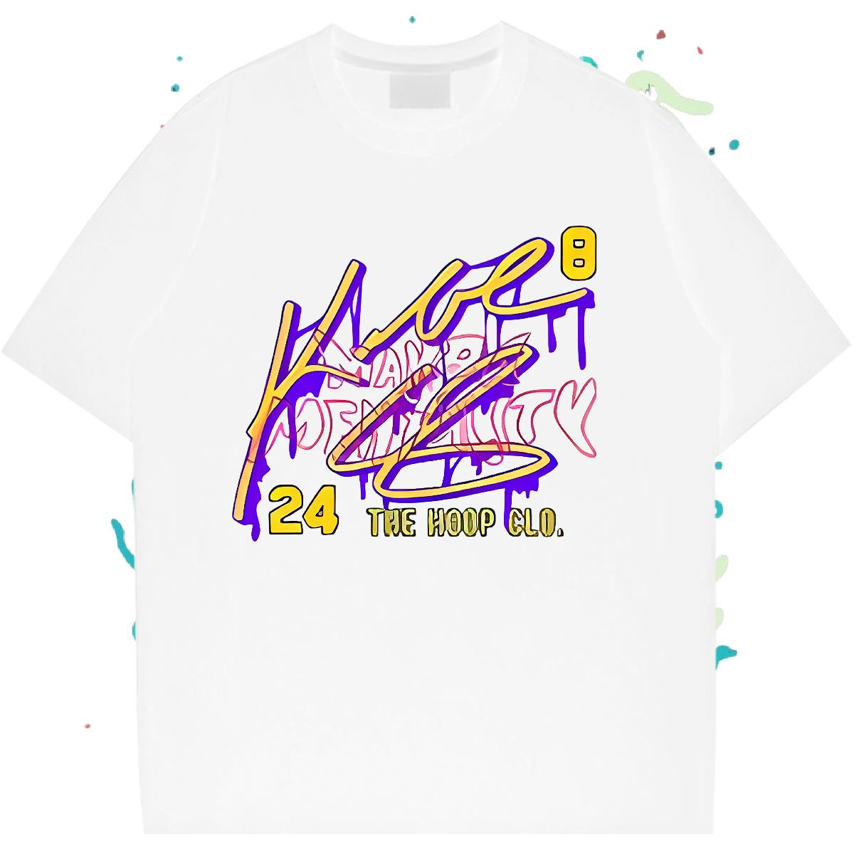 High Quality T Shirts Men Hip Hop Street O-Neck Short Sleeve Cotton Mens Tshirts Wholesale Custom Printed Clothes