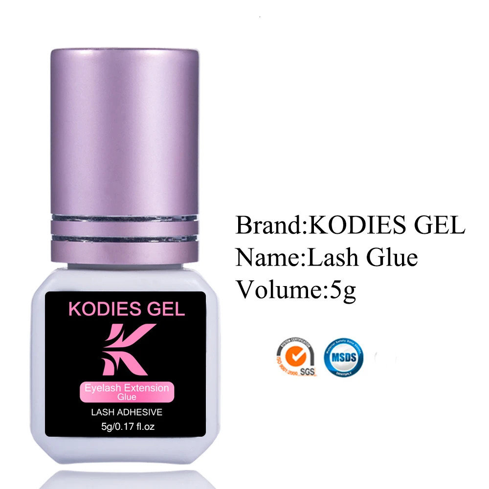 KODIES GEL Strong Mascara Extension 5g 0.5 Second Dry Mascara Adhesive for False Eyelash Waterproof Adhesive Enhancement 240713