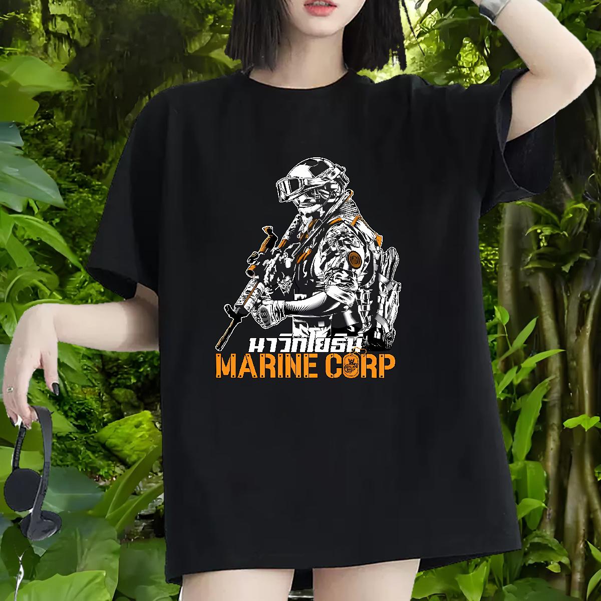 Crew Neck Cotton T-Shirts Fashion Outdoor Couples T Shirts Custom Anime Brand Clothings