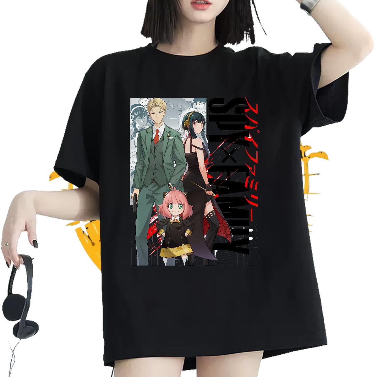 Stylist T Shirts Women Cotton Comfortable Anime Print Clothes Casual Beach Nice Womens Tshirts