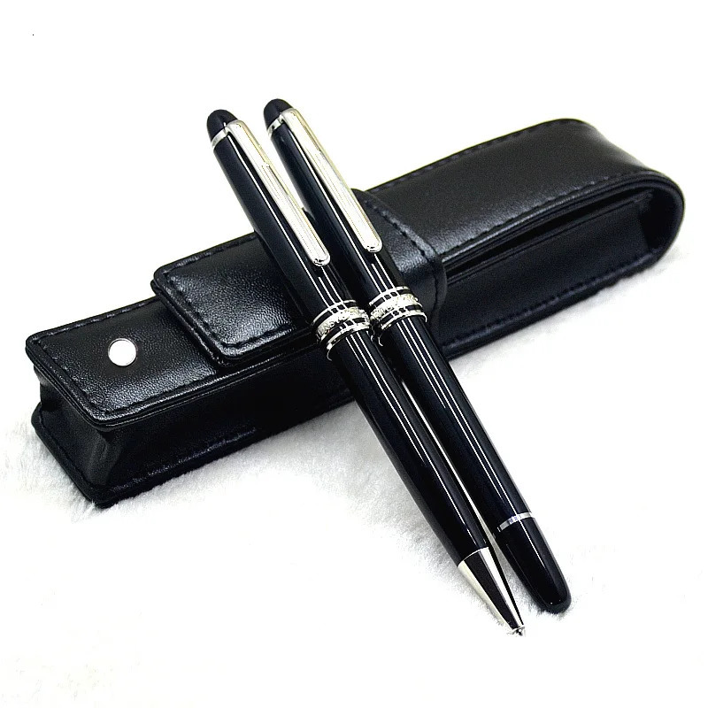 MB Classic 163 Fountain Pen RollerBall Ballpoint Pens Gift Set Penne With Serial Number Resin Writing Stationery Office Supplies 240710