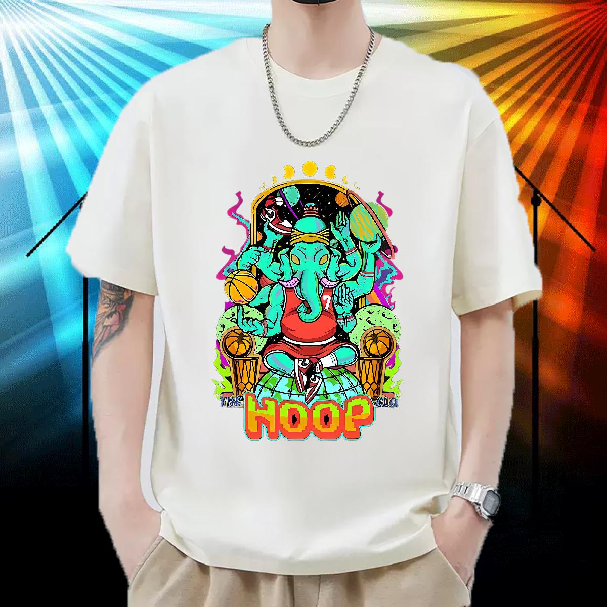 Wholesale T Shirt For Man DIY Printed Street Wear Couples T Shirts Breathable Short Sleeve 5A