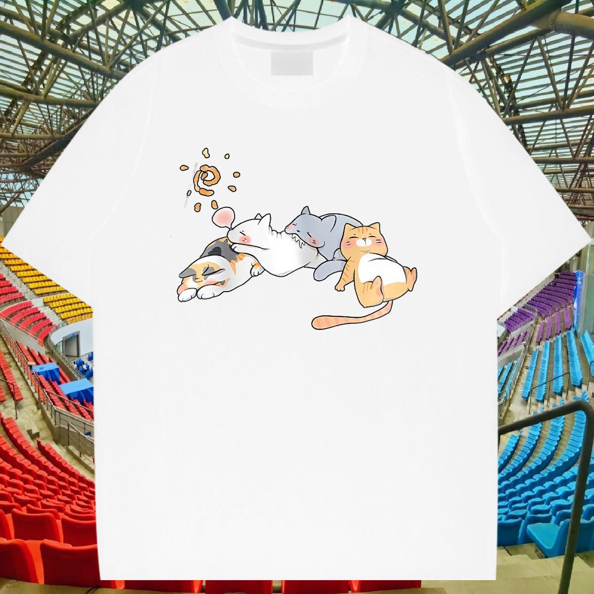 Brand Tshirts Round Neck Short Sleeve Beach Men T Shirts DIY Printed Wholesale Tops