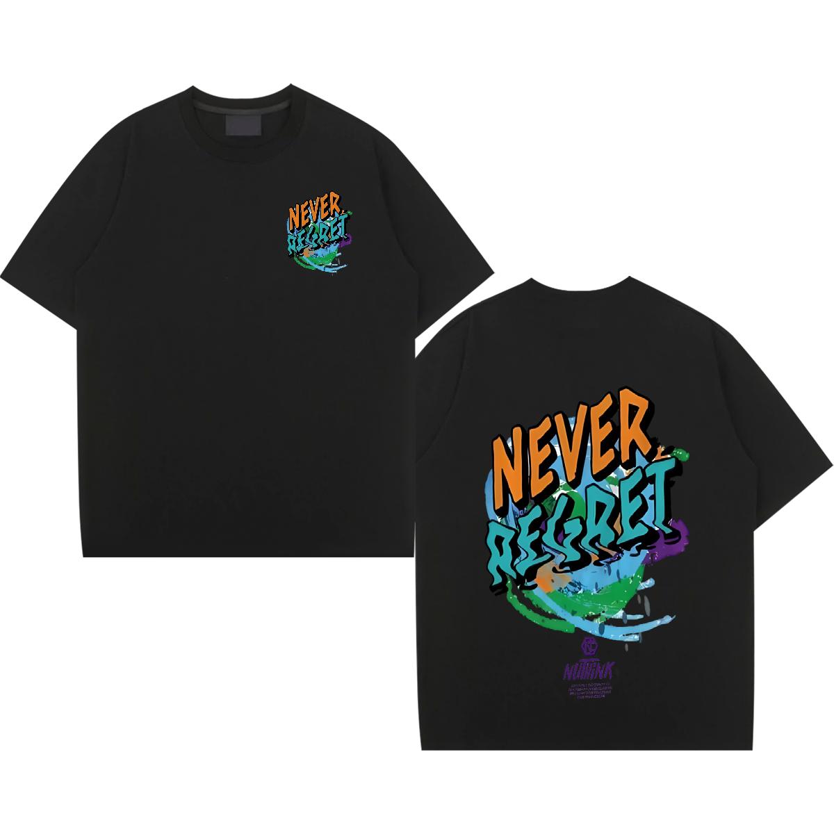 New T shirt DIY Printed Mens Tshirts Casual Daily Wear Cotton Breathable Short Sleeve Brand Clothes