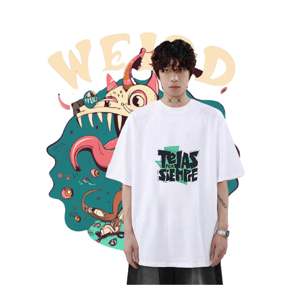 Designer Mens Tshirts Round Neck Short Sleeve Anime Printing Street T-Shirts for Men Asian Size New Designer Tee Shirt