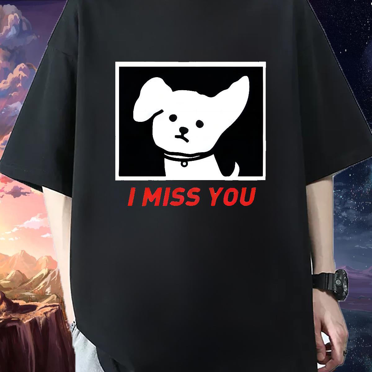 2024 DIY Mens T Shirts Custom Print Oversized Street Casual Men Tees Crew Neck Cotton Loose Fit