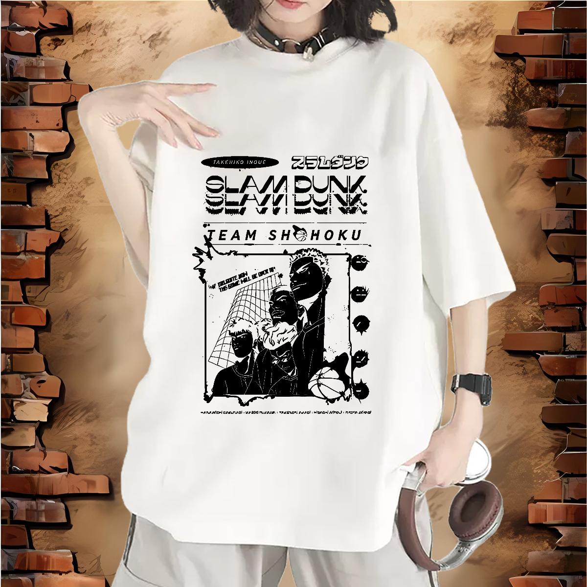 New T-Shirts Cotton Breathable Soft Home Outdoor Tshirt for Man Woman Anime Print High quality Tees Shirts