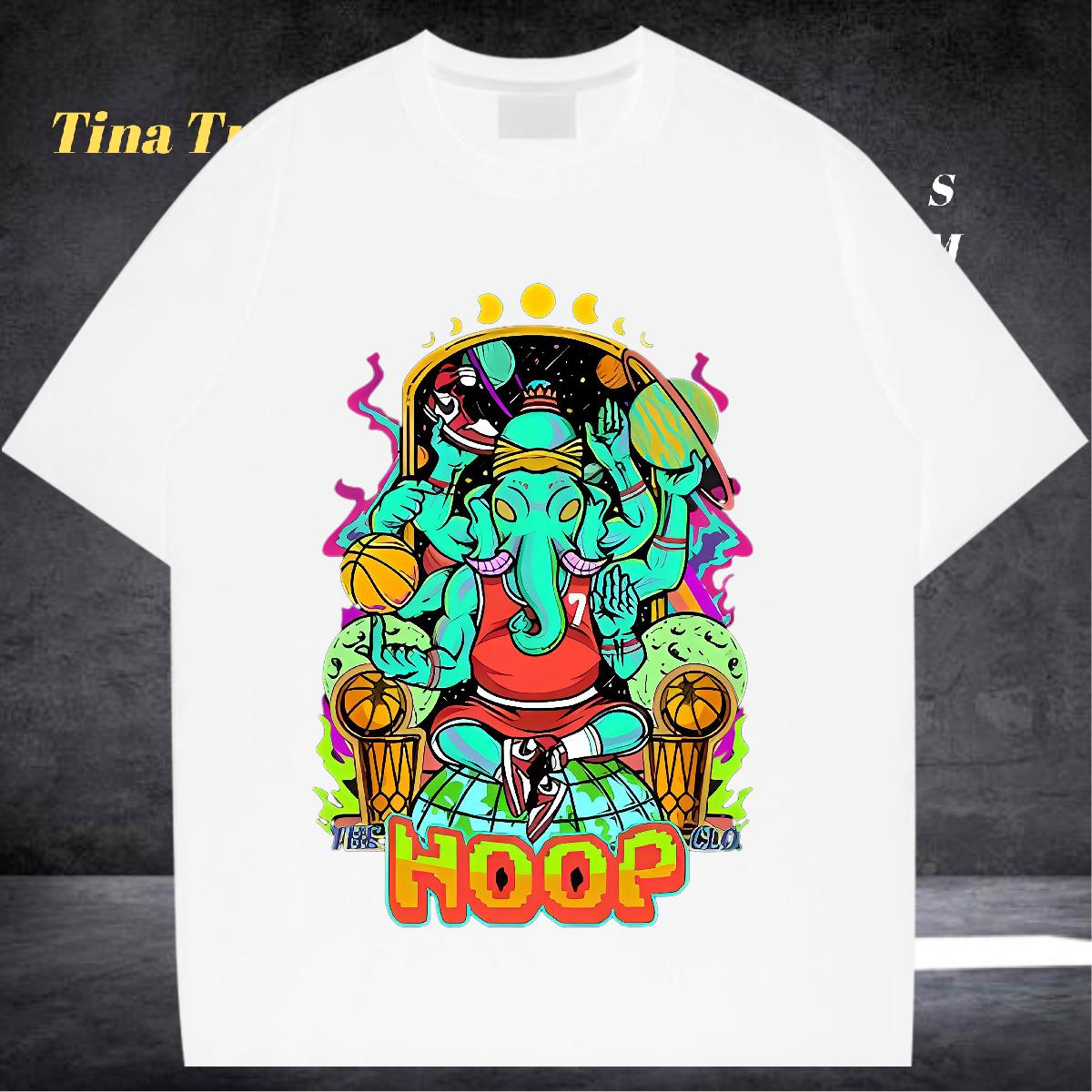 Loose Fit Men Clothes T-Shirt Cotton Breathable Outdoor Mens T Shirts DIY Printed DIY Customized Clothings