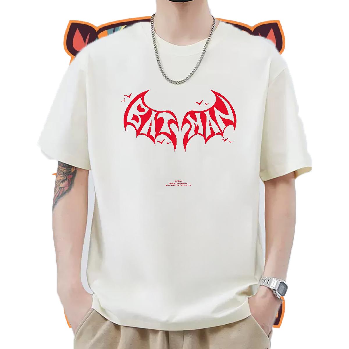 Cool Design T-Shirts for Men Street Wear Breathable Short Sleeve Men Clothes T-Shirt DIY Customized Graphic Polos