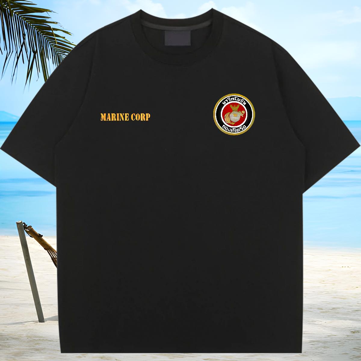 Loose T shirt Cotton Breathable Clothings Sports Street Wear 2024 Couples T Shirts Cartoon Printing S-3XL