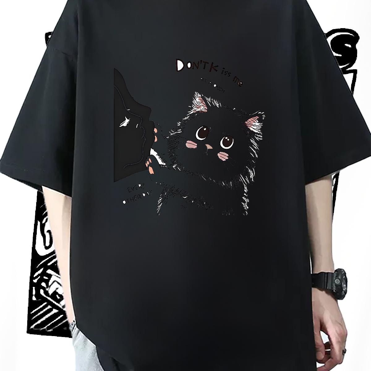 Fashion New Mens T Shirts Custom Printed Home Outdoor Couples T Shirts 180g Cotton Loose