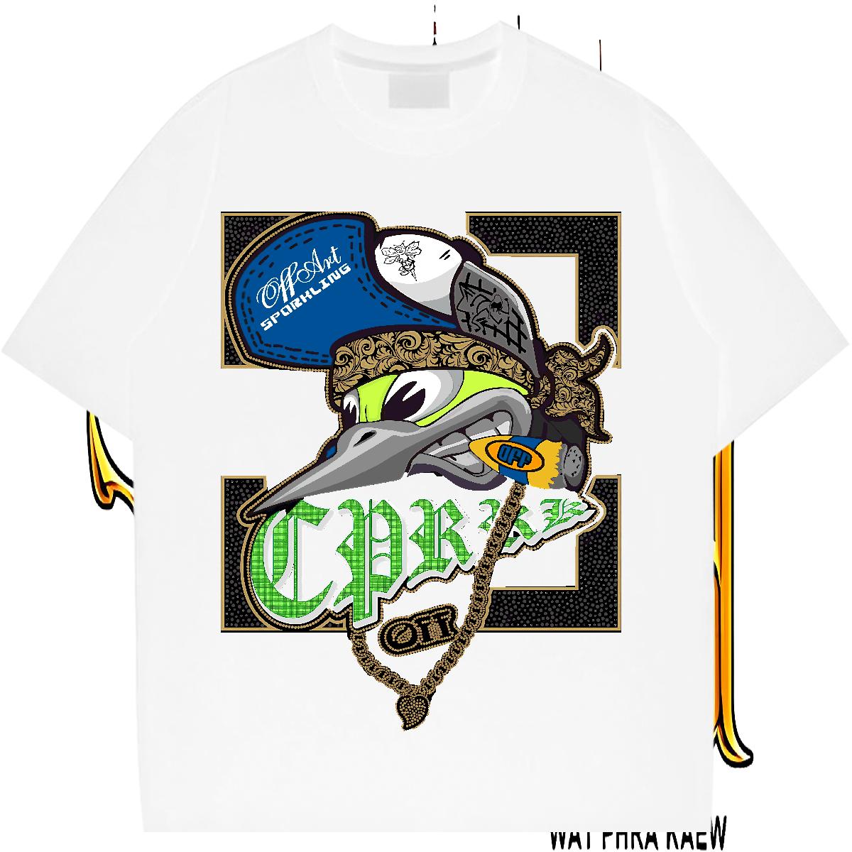 DIY Customized Men T Shirts White Plus Size Street Wear Men Tees Breathable Short Sleeve Popular