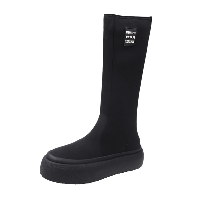 Fashion Thick 2024 Bottom New Comfortable and Durable Explosive Casual Long Heel Martin Boots Free shipping Lhshoe