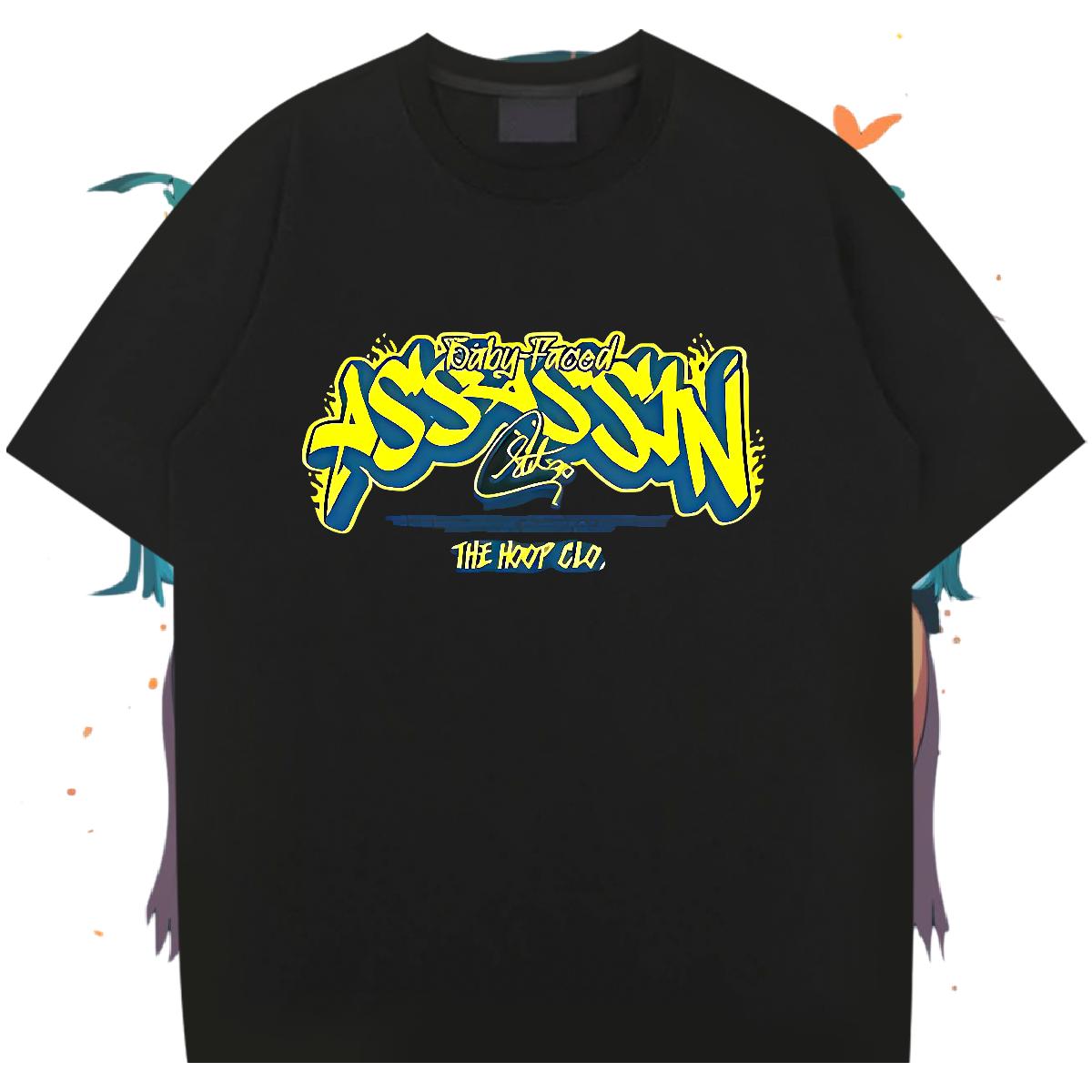 Customized T Shirt For Man Graphic Hip Hop Mens Tshirts O-Neck Short Sleeve Cotton High Quality