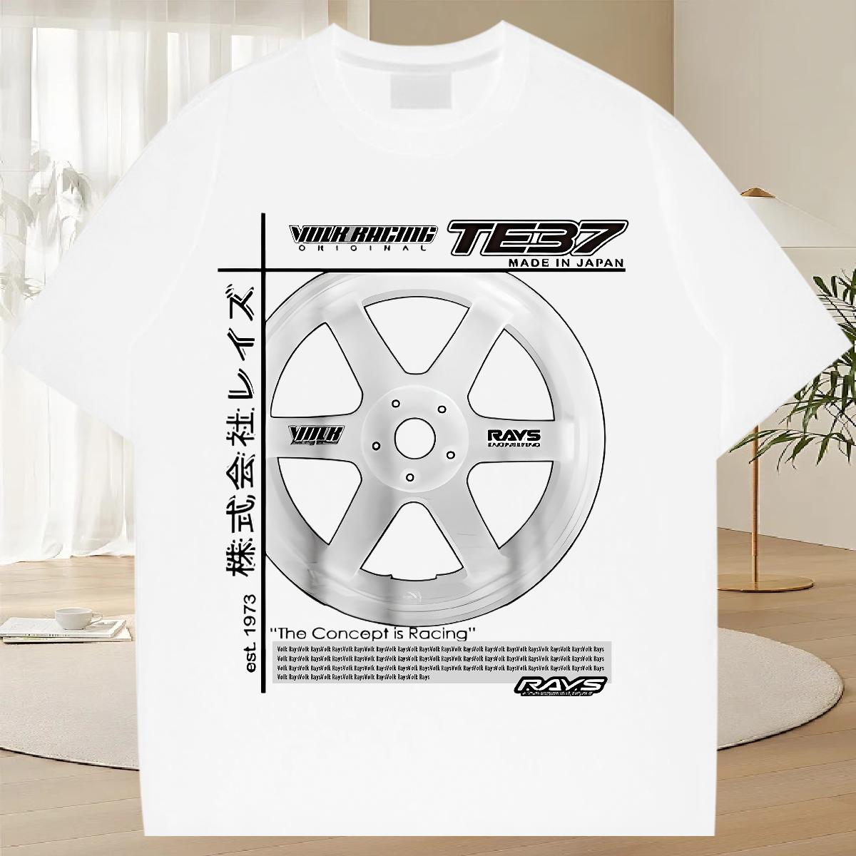 Casual New T Shirt For Man Customized Print Sport Tshirts Cotton O Neck Short Sleeves Loose