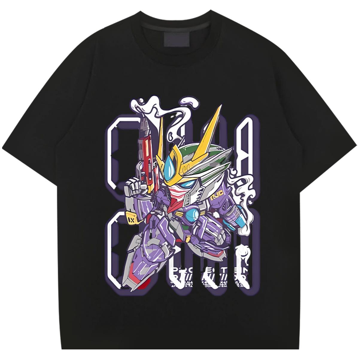 Unisex Men Tees 180g Cotton Hip Hop Street T shirt DIY Printed 2024 Summer Wear