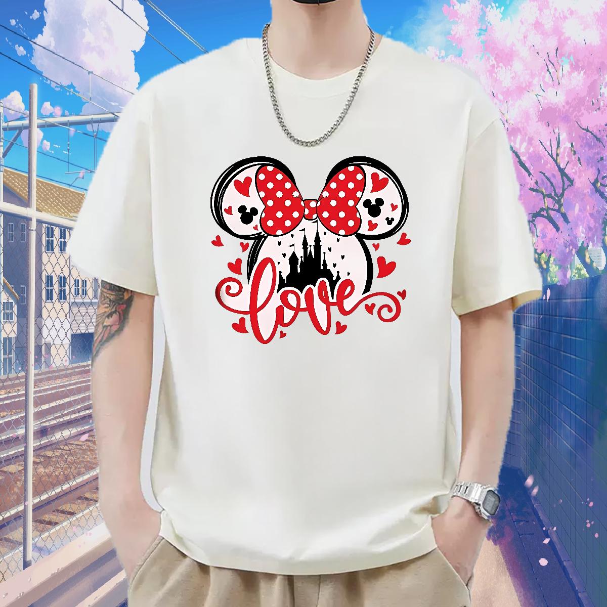 Loose Fit Men Clothes T-Shirt Cotton Breathable Soft High Street Hip Hop T shirt Cartoon Print Custom Tshirts