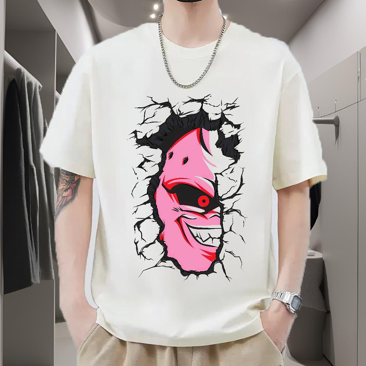 Popular Men Tops Tees Cotton Breathable Short Sleeve Daily Wear T-Shirts for Men Custom Print Plus Size Casual New Tops Shirt