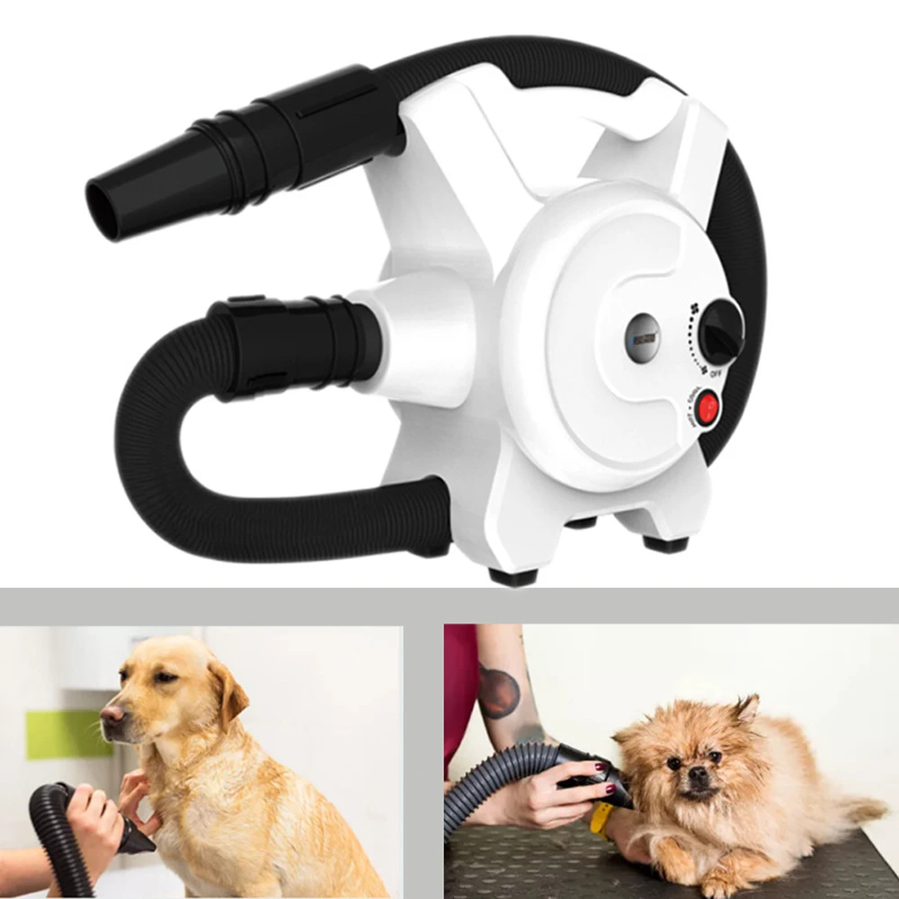 Pet Hair Dryer Dog Cat Grooming Blower Folding Adjustable Drying Blow-dryer Portable Dog Grooming Kit Cats Pet Supplies