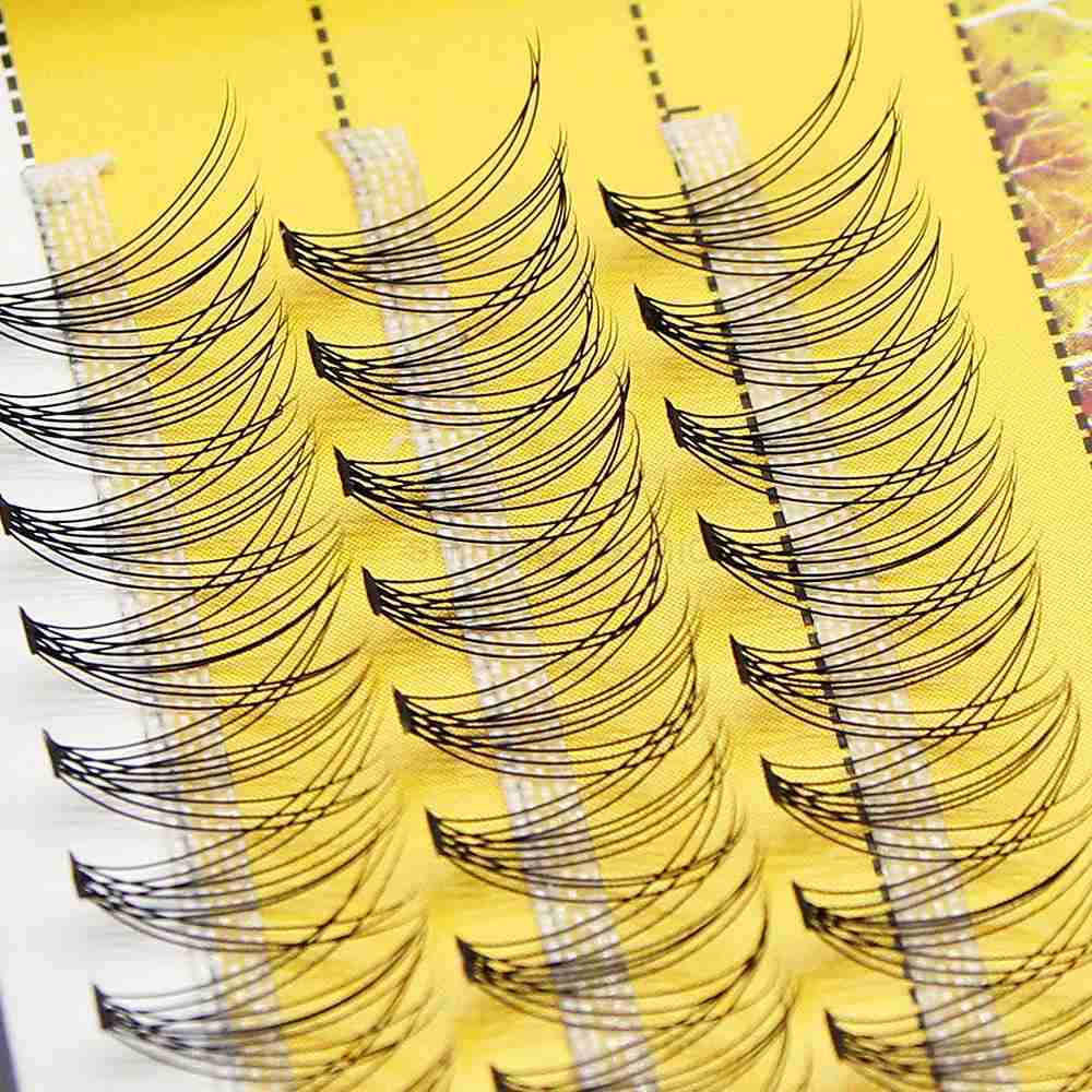 Premium 60 Bundles Mink Eyelash Extension Natural 3D Russian Volume Faux Eyelashes Individual 10D Cluster Lashes Makeup CiliaCL240713