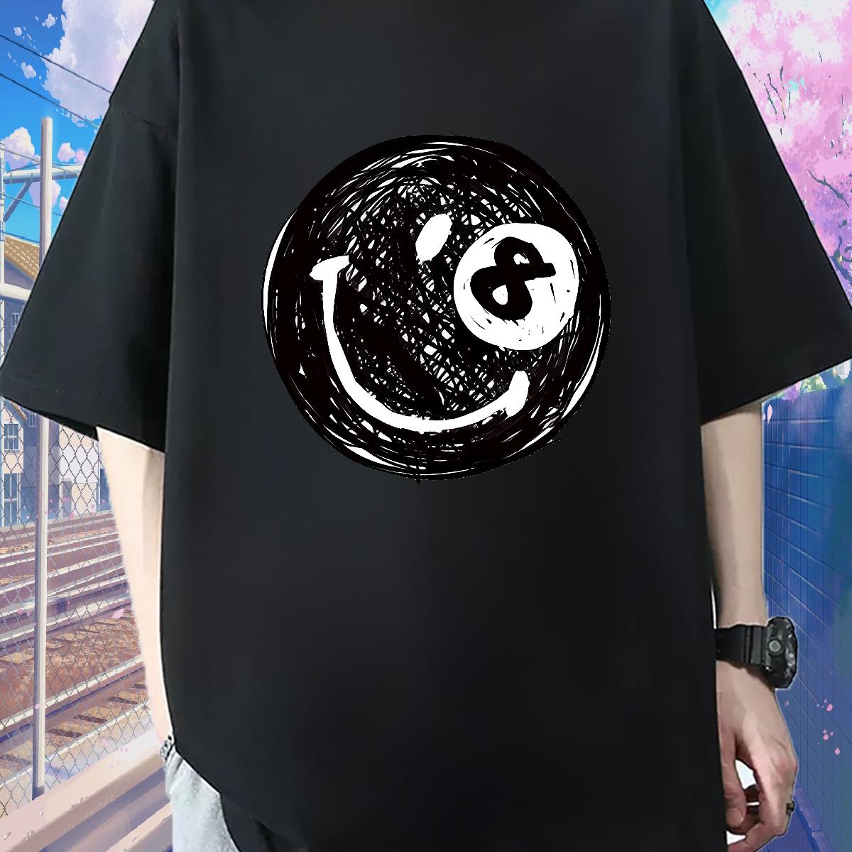 Brand Men Tees Crew Neck Cotton High Street Hip Hop T-Shirts White Plus Size Classic Casual Tees Shirts