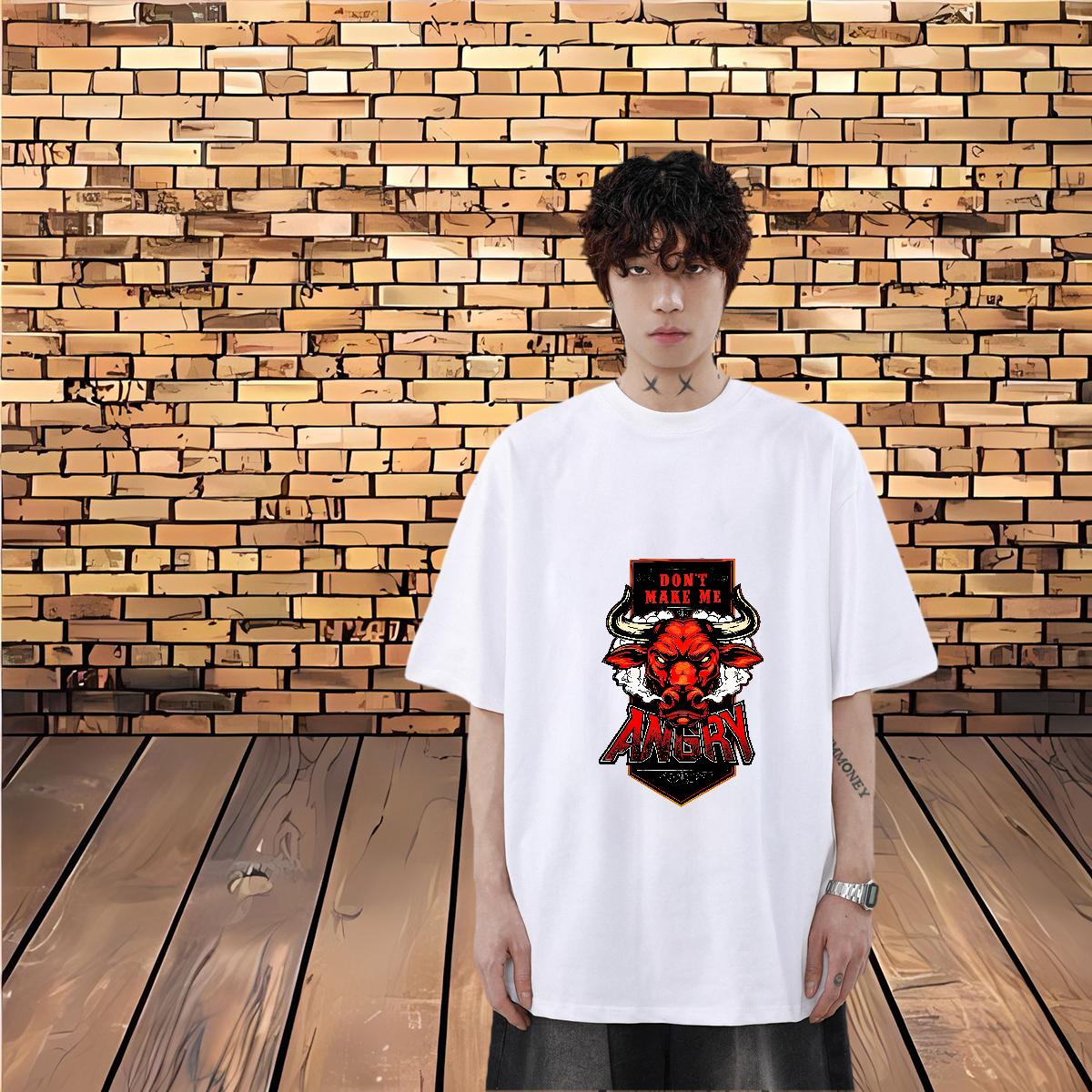 Cool Design T-Shirts for Men Beach Cotton Breathable Men Clothes T-Shirt Stylist Anime Tops