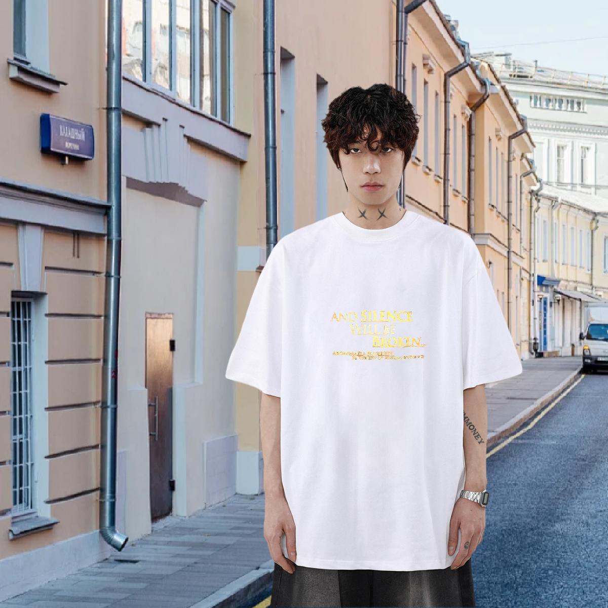 New Designer T-Shirts Custom Anime Hip Hop Men Tops Tees Short sleeve Cotton Soft Comfortable