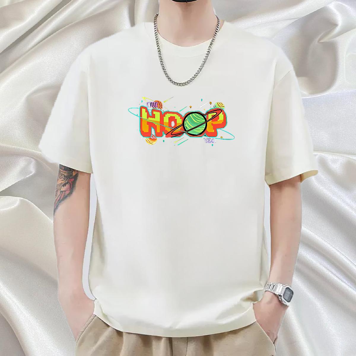 New Designer T Shirts Men DIY Sports Casual Mens Tshirts Short Sleeve Cotton O-Neck Comfortable