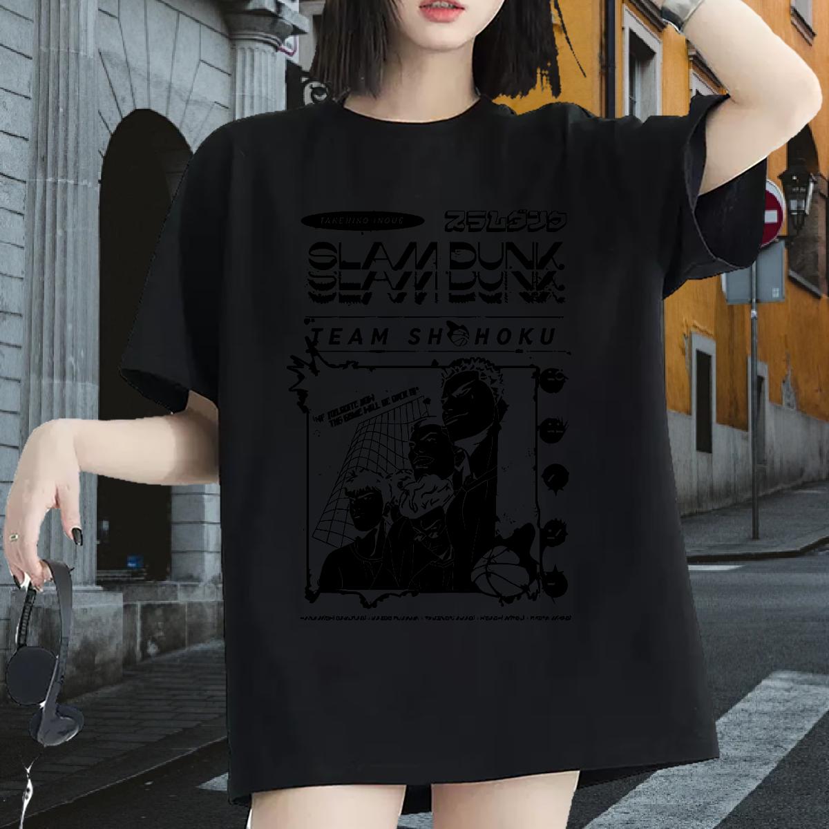 2024 DIY T-Shirts O-Neck Short Sleeve Cotton Cartoon Floral Printing Wear Hip Hop Street Female Lady T shirt