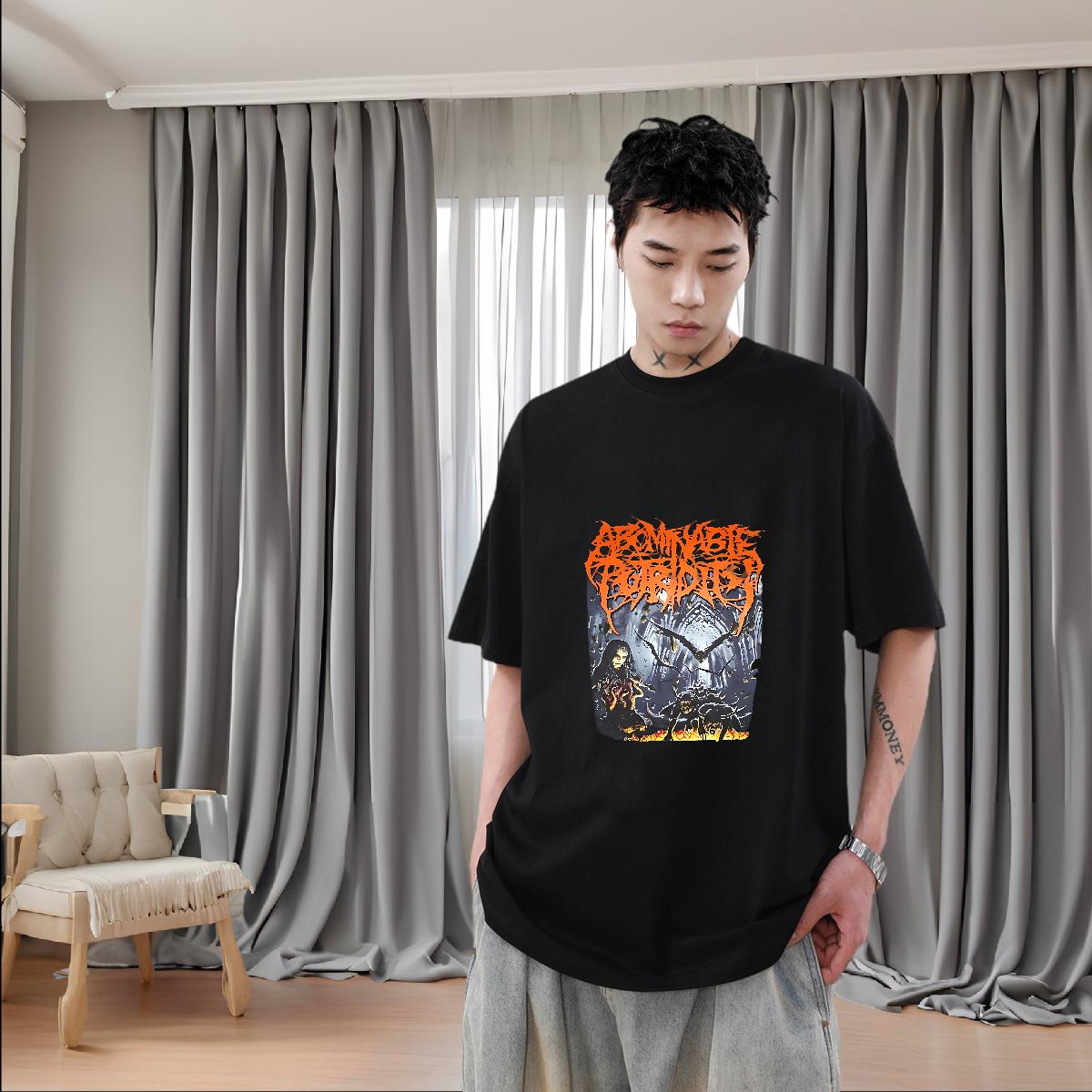 2024 DIY T-Shirts for Men Asian Size Men Tees Spring Summer Cotton Breathable Short Sleeve Popular Clothings