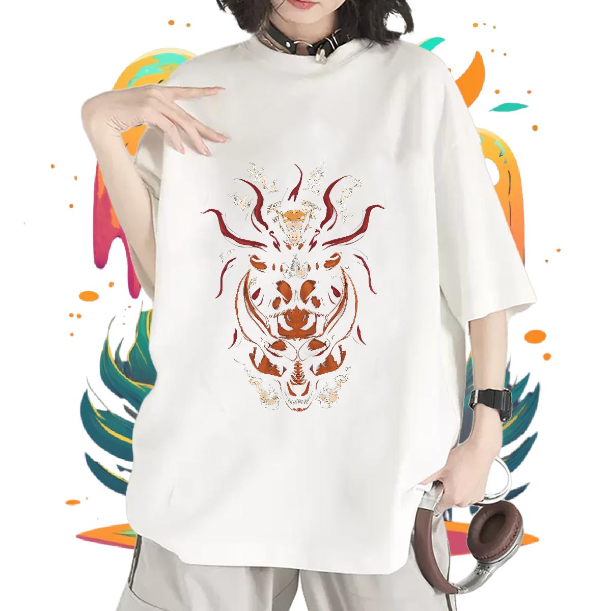 2024 Casual Women T Shirts O-Neck Short Sleeve Cotton Plus Size Custom Tees Outdoor Popular Womens Tshirts