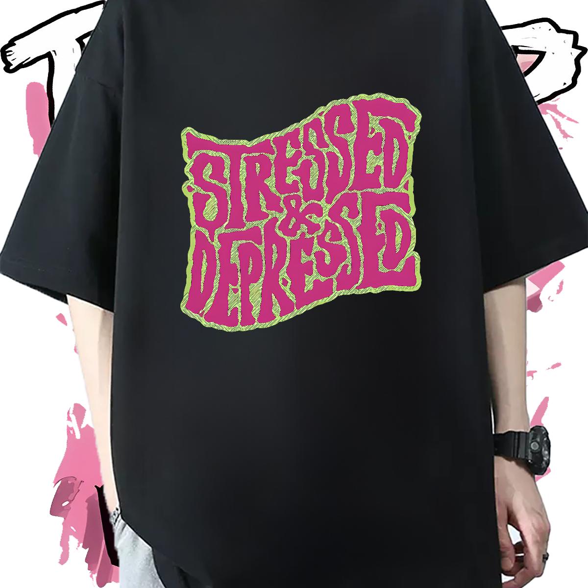 Soft Men T Shirts Street Breathable Short Sleeve Men Clothes T-Shirt Fashion New Floral Print Tops Tees